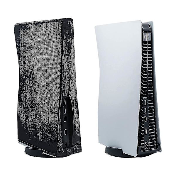 Suojus yhteensopiva PS5:n kanssa, Oxcompatible withd kangas Naarmuuntumaton Vedenpitävä suojus yhteensopiva Ps 5 -konsolin digitaalisen ja levyversion kanssa Black Upright