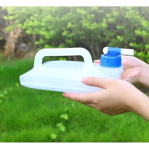 Portable Foldable Plastic Water Container, 2-pack/10L 2 pcs/10L