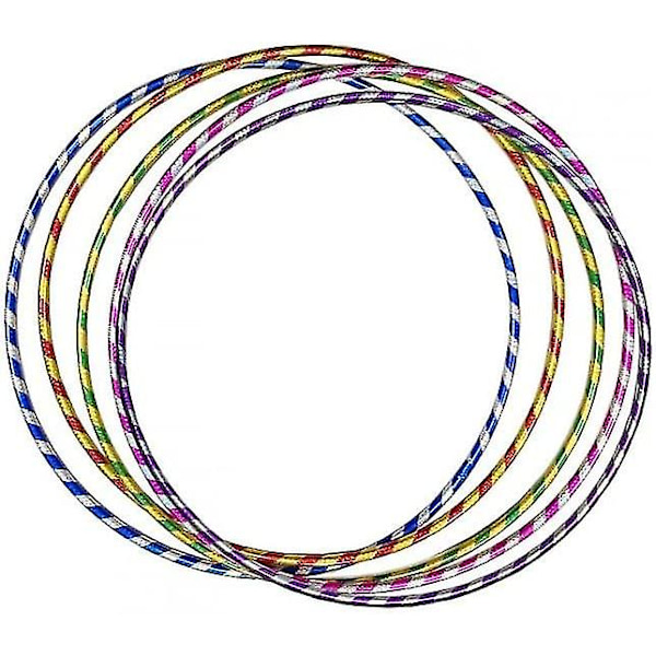 10 st Hula Hoops för Barn och Vuxna | Smarta Glittrande Hula Ring Hoops | Träningshoop för Barn Vuxna Festspel, Gymnastik, Husdjursträning, Fitness