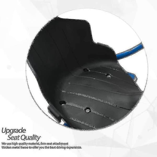 Plastsete for gokart hoverboard setefeste voksne barn svart - på lager
