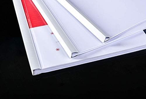 Transparent Report Covers with Solid 10mm Sliding Bar (Clear Presentation Folders for Resumes, for Letter/A4 Size)