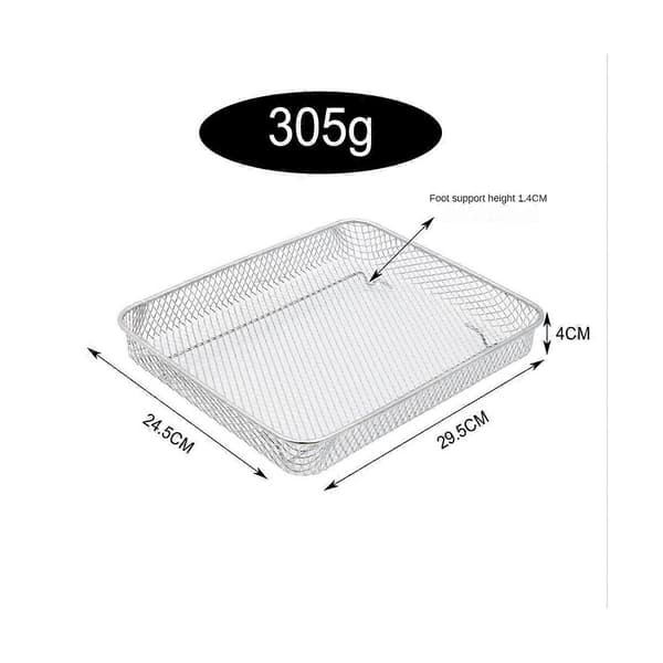 Kurv til XL 30-Quart Varmluftsovn Bagekurv Bagning Husholdningsudskiftningstilbehør Silver