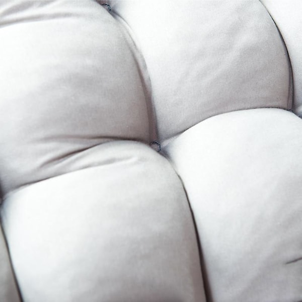 Grå 1,2 Meter Lang Folding Recliner Gyngestol Bomulls Pute (kun Pute)