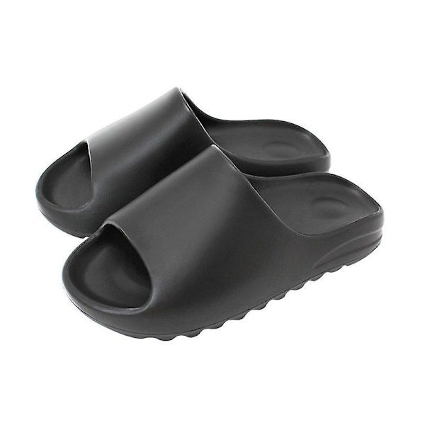 Slides Slippers Platform Strand Sandaler Unisex Slippers Black 44-45