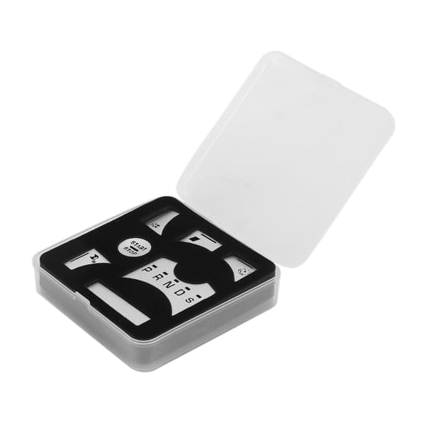 7pcs Jaguar XF 2012-2015 Silver Gear Shift Panel Button Cover Sticker Replacement