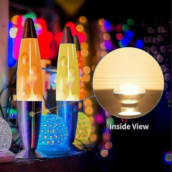 R39 E14 40W Lava Lamp Glödlampor, Edison Skruv Ses Reflektor Små Lava Lamp Glödlampor, Varmvit 2800K R39 Dimbar (2-pack)