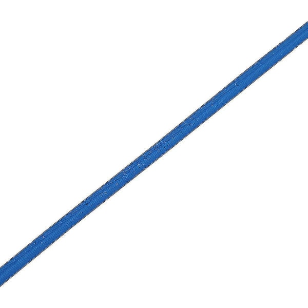 4 mm bredt elastisk bånd, rund elastiksnor Blue 3m