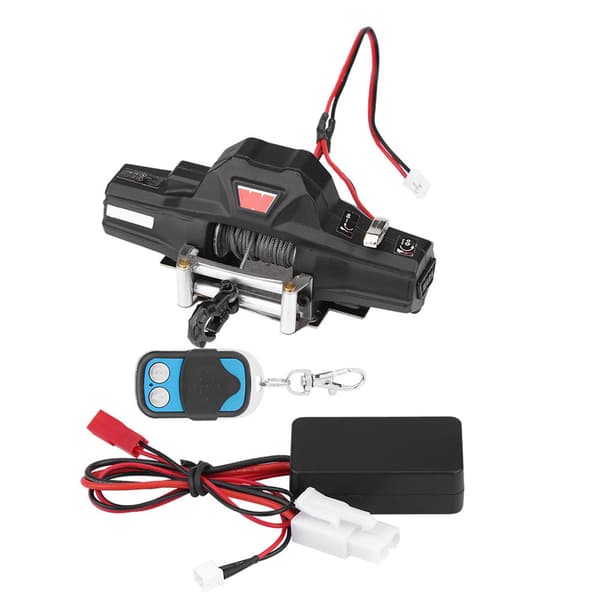 1/8 Scale RC Model Vehicle Crawler Car Accessories Dual Motor Winch With Remote Control