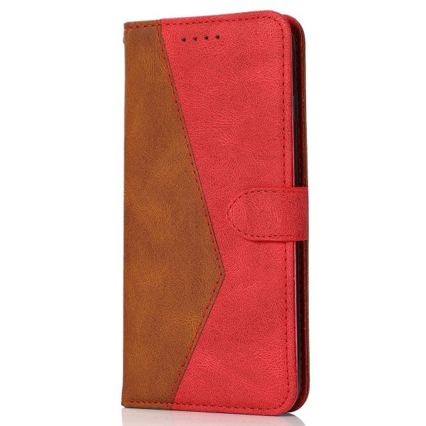 För Xiaomi Redmi Note 11 Pro 5G /Note 11 Pro 4G Case Plånboksställ Telefon Cover/Rött Brown Red