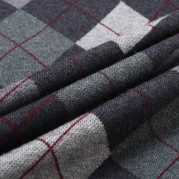 Yynuda Herre Cashmere Trøje Uldblanding Ærmeløs Strikket V-hals Trøje Dark Grey S