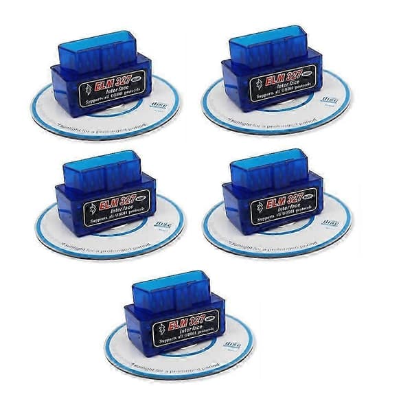 5 sæt Mini Bluetooth V2.1 OBD2 Bil Diagnostisk Scanner ODB2 Scan Kode Læser ODB2 Diagnostisk Værktøj