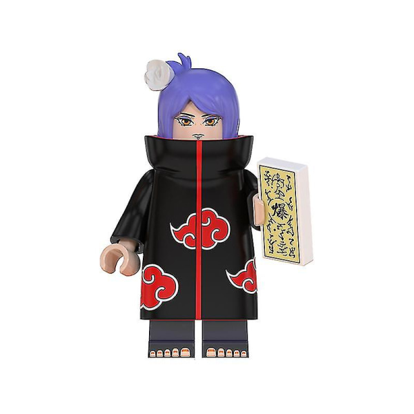 8 stk Minifigurer Naruto Tegneserie Samle Byggeklosser Leke for Barn