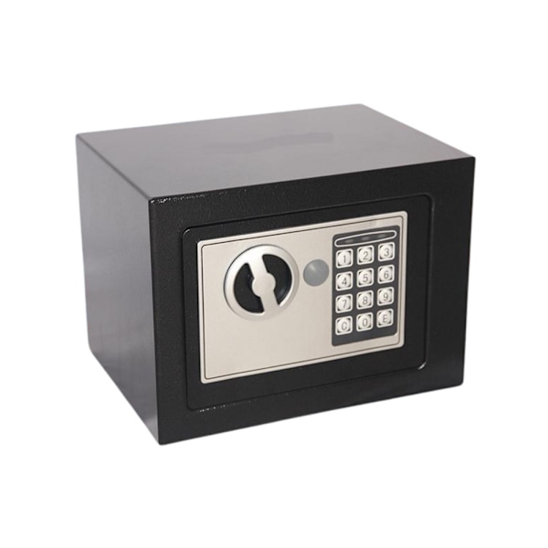 Electronic Safe, Steel, Black, Code Lock 1000