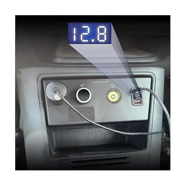 Biloplader Hurtigopladning Qc3.0 Til Mobiltelefon Til / Golf Plus Modificeret