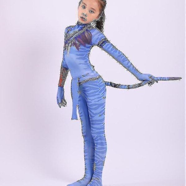 Avatar Cosplay Kostym Halloween Fancy Dress Female Adult XL(170-180cm)
