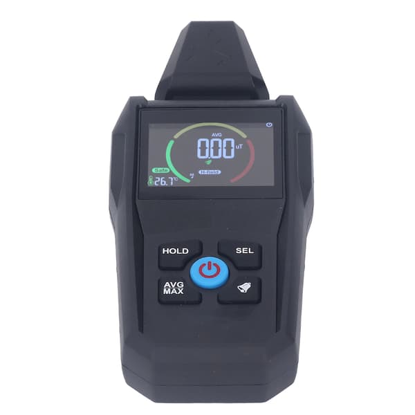 High Accuracy EMF Meter, Sound and Light Alarm, LCD Backlit Display, Electromagnetic Field Radiation Detector
