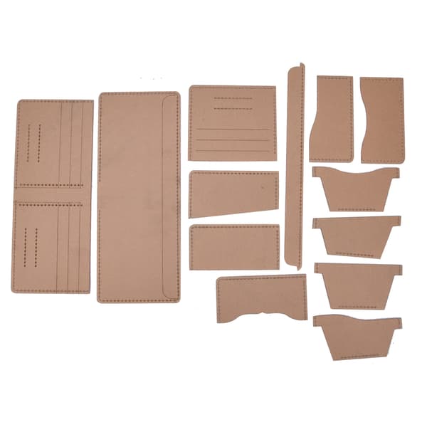 Wallet Pattern Template Transparent Acrylic Manual Leather Pattern Wallet Template