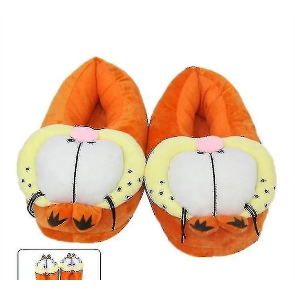 Garfield Plysko-Tøfler Vinter Hjem Varme Hat Tøfler