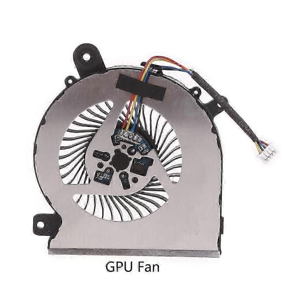 4-bens radiatorblæser Kompatibel med MSI Katana GF66 GF76, CPU-køleblæser GPU