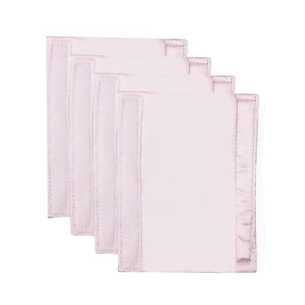 4-pack Satin CPAP-remöverdrag, CPAP-remkomfortkuddar, CPAP-ansiktskuddar, Bekväma CPAP-tillbehör CPAP-ansiktskudde Light Pink