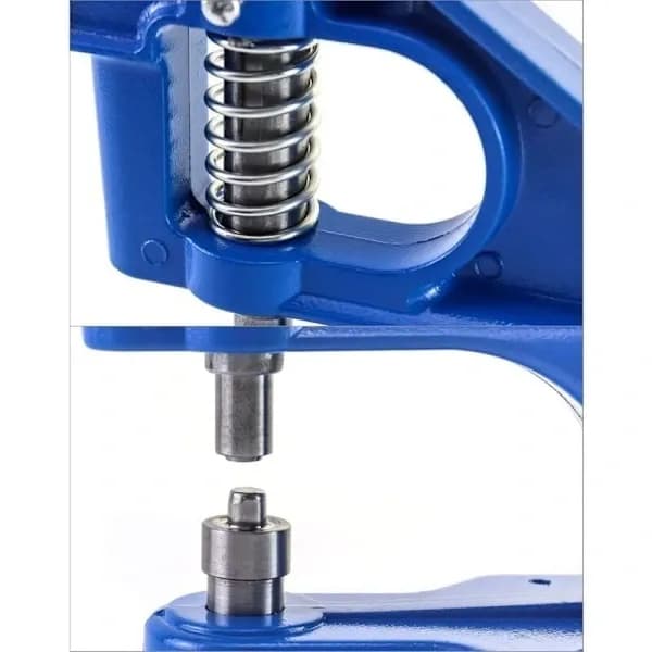 RU-Eyelet Press, Eyelet Punch Machine with 3 Dies and 1500 Eyelets, for Leather Textile..DEBUNS,A