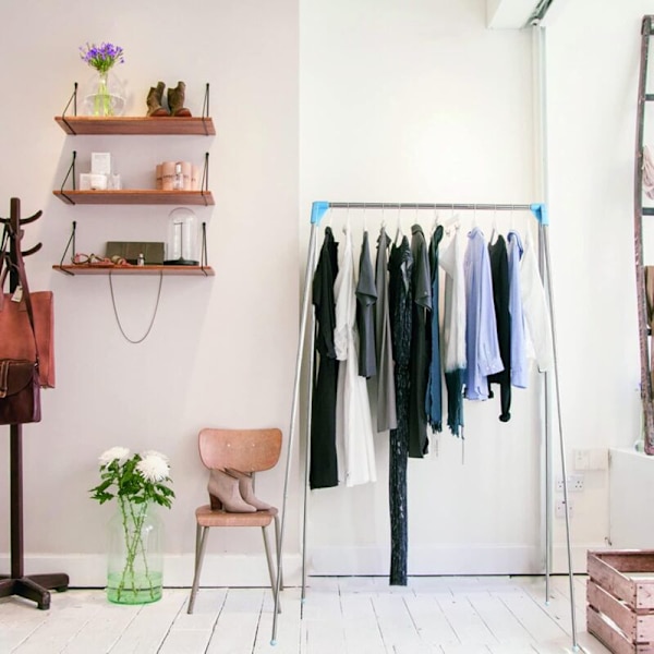 Foldable Portable Clothes Rack, Foldable Laundry Rack, Floor Hanger, Clothes Rack