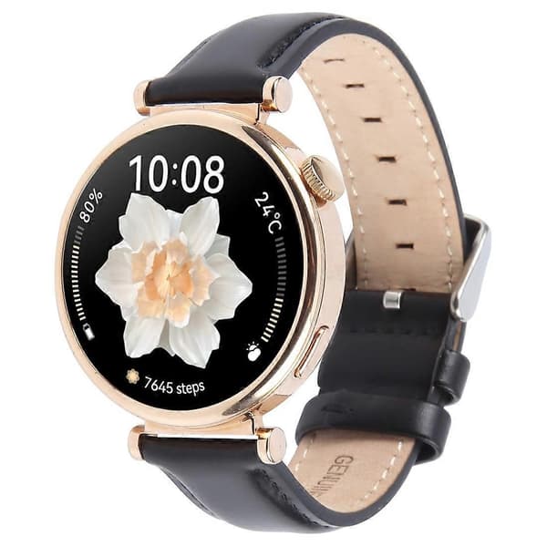 Til Garmin Lily 2 Active Lily 2 Håndledsrem 14mm Toplag Ko Læder Urrem - Multicolor Black