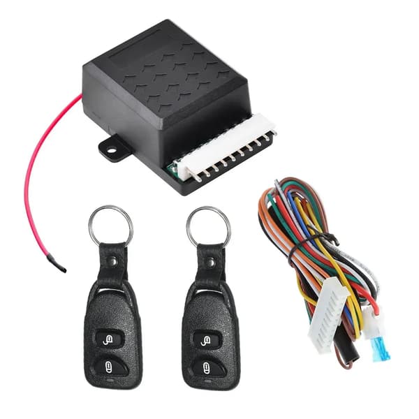 Universal Car Remote Central Kit Door Lock Locking 12V Vehicle Keyless System with 2 Remote Control Car Central Lock