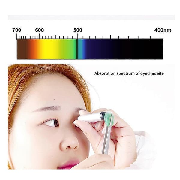 Small Diffraction Spectroscope Gemological 55mm Length Jeweler Jewel Tester Tool Handheld Gem Spectroscope