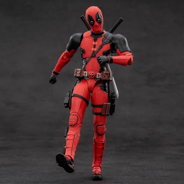 2024 Marvel Deadpool & Wolverine Actionfigurer av ZD Toys i Askgrå Deadpool