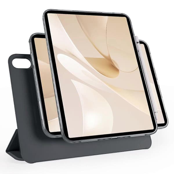 Til Huawei MatePad 12 X Etui Foldbart Stativ Magnetisk Læder Tablet Cover Black