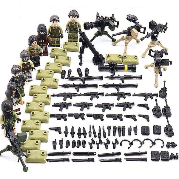 Swat Military Building Blocks Toys Mini Figures Set