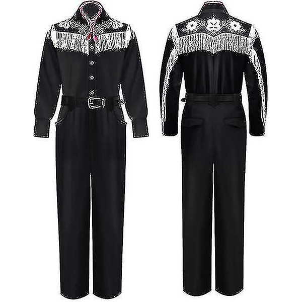 Jumpsuit Ken Cowboy Outfit Halsduk Hatt Män Kostym L