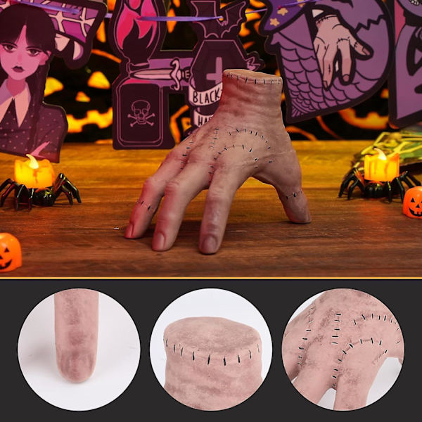 Onsdag Addams Thing Hand Horror Ornament Broken Hand