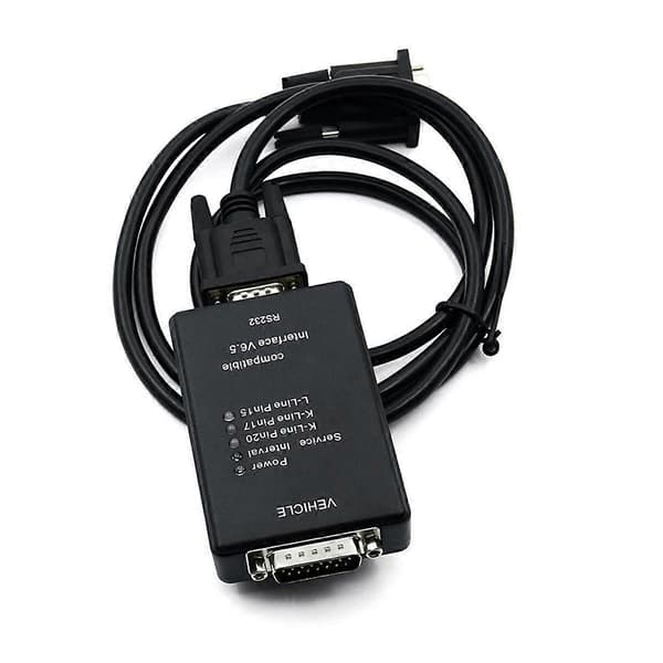 Kompatibel med Auto Carsoft 6.5 Kompatibel med E30/E36/E46/E34/E39/E53/E32 med RS232 PC-grensesnitt Bildiagnoseverktøy Black