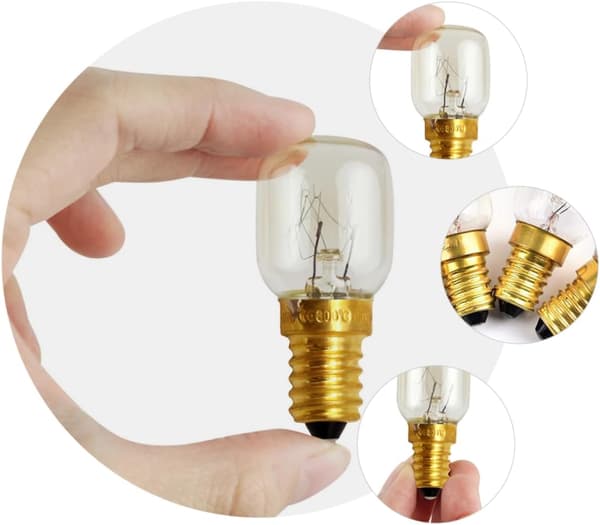 15W Mikroaaltouunin valo Jääkaapin lamppu LED E14 -kanta E14 -kanta Uunin valo