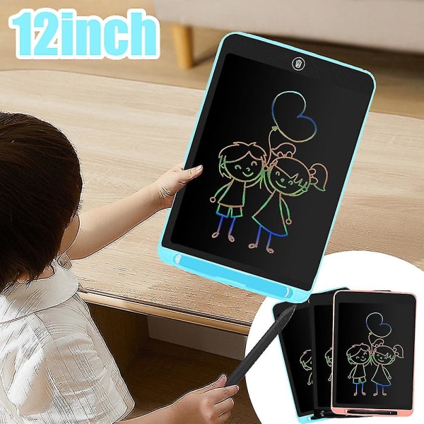 12 tuuman lasten elektroninen piirustustaulu, LCD-kirjoitustaulutietokone Red(12inch)