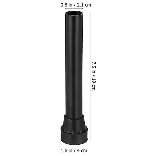 4 st Universal Ersättningsben för Trampolin med Skyddsdyna Trampolin Benrör Mini Trampoliner Studs Black