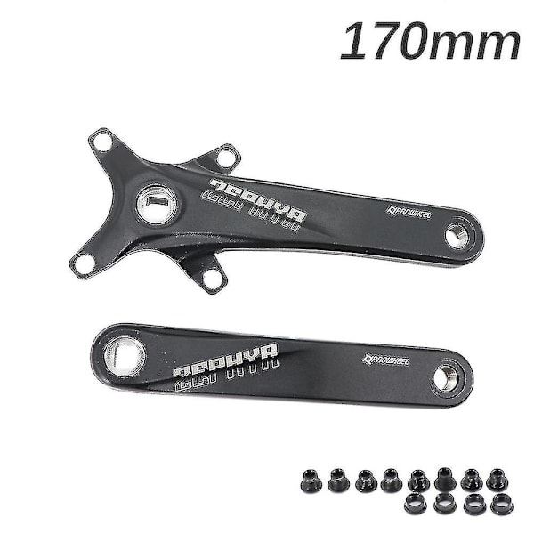 Prowheel Vevarm Square Hole MTB-cykel 104bcd 170mm 175mm Deckas Kedjekrans Mountain Bike 30t 32 34 36 38 40t 1x 2x 1 2 Växlar only crank 170