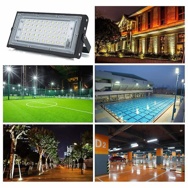 50W IP65 Vanntett Utendørs LED-Flomlys Cool White