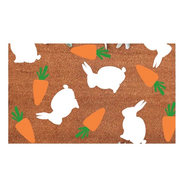 Tervetuloa Pääsiäispupuun Koristeellinen Ovimatto 16 X 23.6 Tuumaa, Liukumaton Ja Pestävä Ovimatto Kumipäällysteinen Ovi Matto Matot Sisä- Ja Ulkokäyttöön style 3