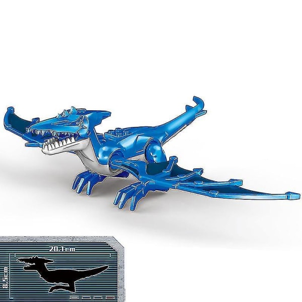 1 stk Jurassic Stor Dinosaur Byggeklodser T-rex Quetzalcoatlus Baryonyx Actionfigurer Legetøj til Børn Gaver Pterosaur D