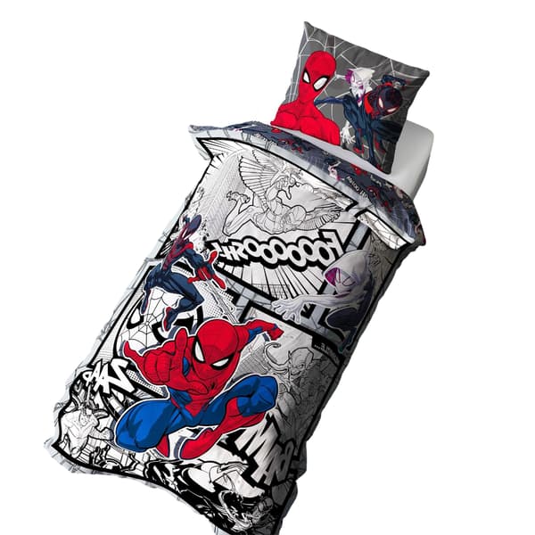 Spider-Man Villains Reversible Duvet Cover Set Single Multicoloured Multicoloured Single
