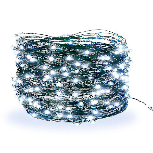30m 50m 100m LED-valosarjat Koristelu Makuuhuoneen sisustus Uusivuosi Garl Green White 10M No controller