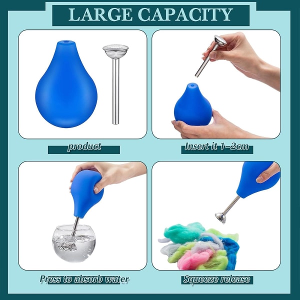Ball Brause-sprinkler til vådfiltning,Blomstersprinkler Ball Brauser-vådfiltningsværktøj Vådfiltningsværktøj blue