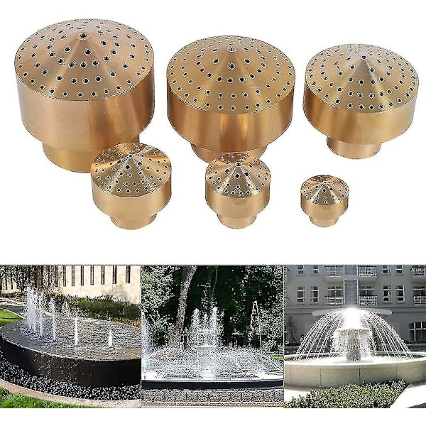 Messing Vannfontene Drypp Sprinklerhode Drypp For Hage Dam Forlystelsespark Museum Bibliotek (3/4)