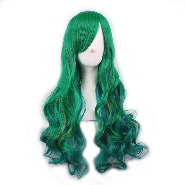 Peruk Cosplay Anna Elsa Disney Frozen Prinsessor Peruk Röd Ariel Lilla Sjöjungfrun Belle Jasmine Rapunzel Hårtillbehör Hulk