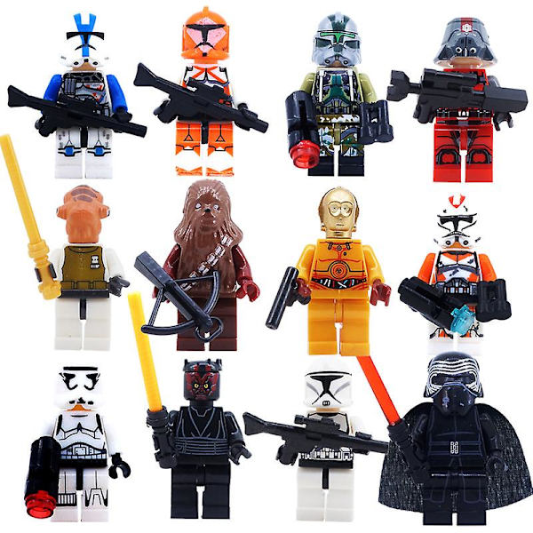 Moc Tähtien sota Rakennuspalikka Minifiguuri Luke Darth Vader Jedi Mestari Yoda Bb8 Robotti Kokoonpanolelu