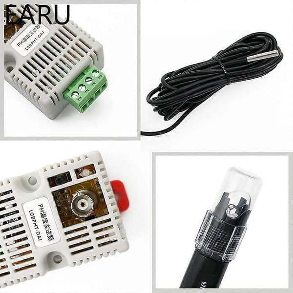 PH temperaturtransmitter detektionssensormodul spænding 0-5V 0-10V 4-20mA RS485 udgang PH-sensor PH-elektrode BNC temperature compensa