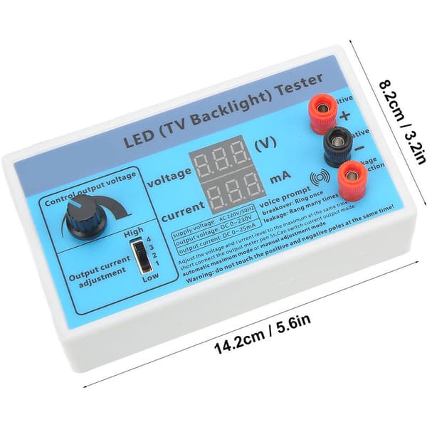 TV LED Backlight Tester Multifunction Strip Beads Repair Tool Light Detector 0-230V Output 220V EU Plug